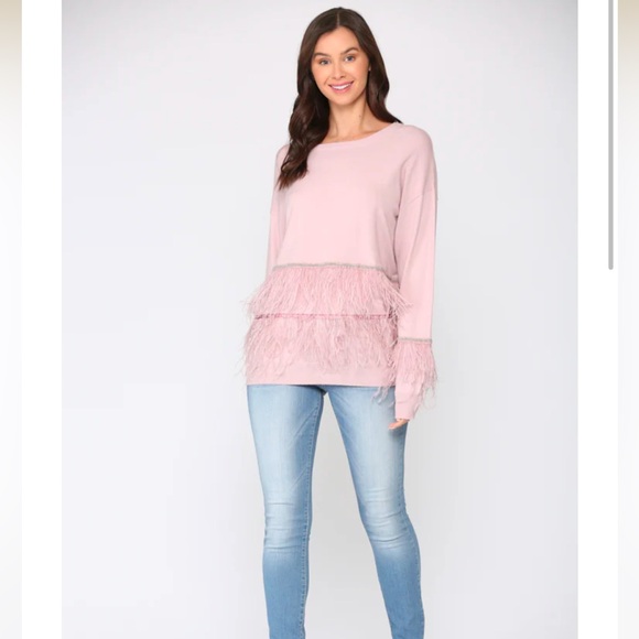 Joh Sally Knitted Sweater with Feathers - Picture 5 of 5